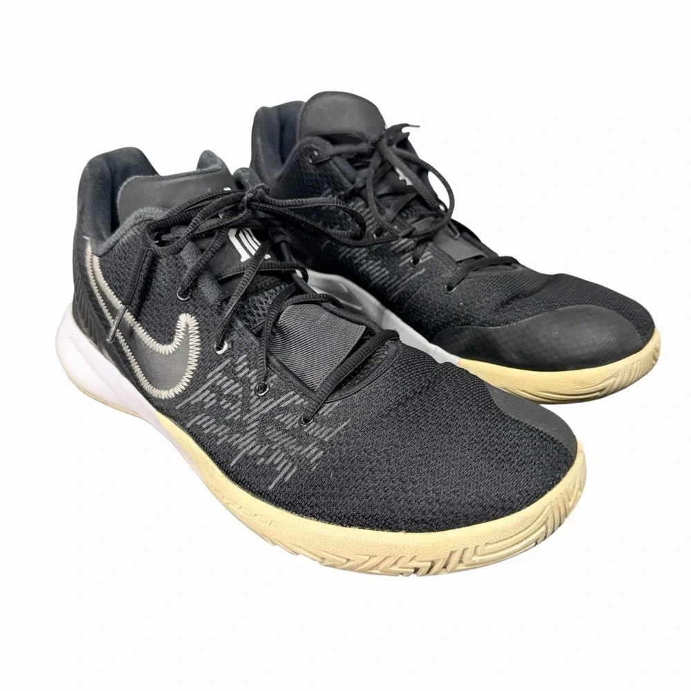 Nike Mens Kyrie Flytrap 3 Black White Basketball Shoes Sneakers Size‎ 14